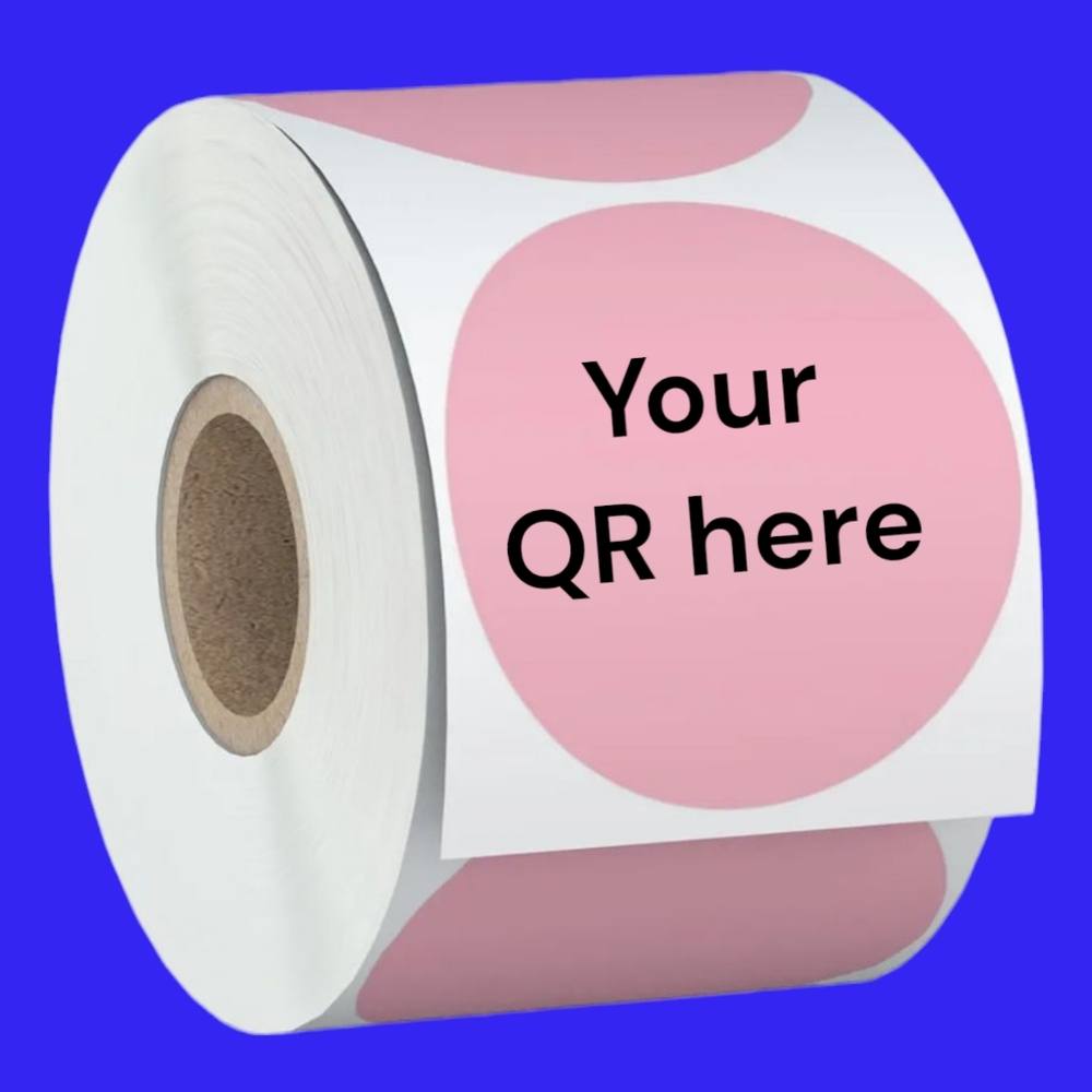 QR Code/ Thank You Stickers  (50qty)